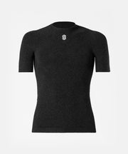 Stay Warm - Anthracite Base Layer T-Shirt mit rundem Ausschnitt
