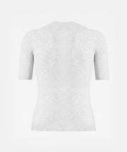 Stay Warm - PearlGrey Short Sleeve Square Neck Base Layer