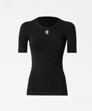 Stay Fresh - Anthracite Short Sleeve Square Neck Base Layer