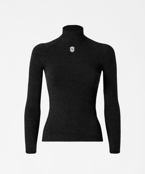 Stay X-Warm - Anthracite Sleeve High Neck Base Layer 
