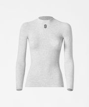 Stay X-Warm - PearlGrey Base Layer Shirt mit rundem Ausschnitt